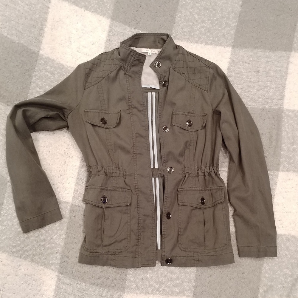 willow & clay. military jacket. - Picture 3 of 8